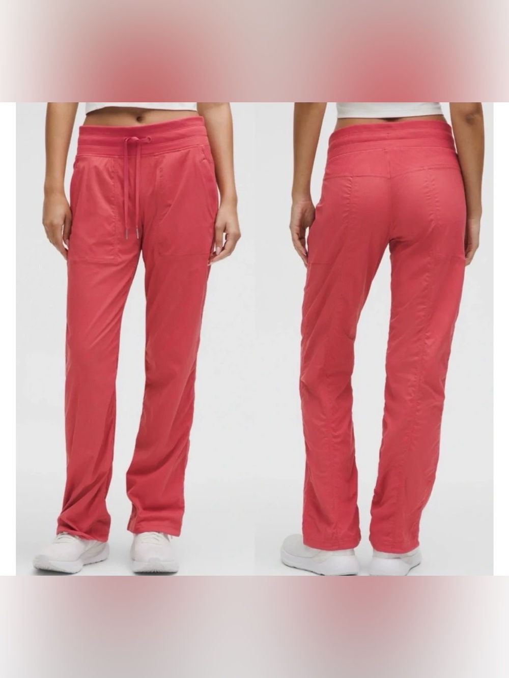 NWOT lululemon Dance Studio Mid-Rise Pant Regular Desert Red size 2